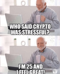 Hide the Pain Harold "Crypto Meme"