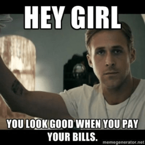 Ryan Gosling Financial Responsibility Meme- The Place Beyond the Pines