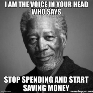 Morgan Freeman Saving Money Meme